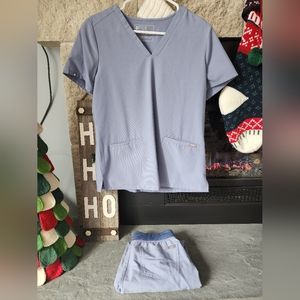 Pair of Vapor Blue Scrubs